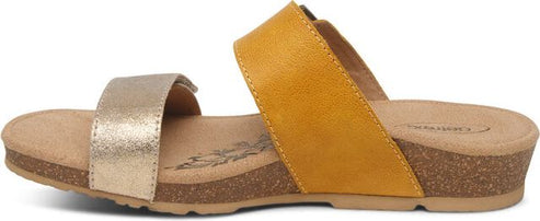 Aetrex Sandals Daisy Sunflower