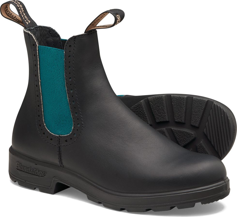Blundstone Boots Blundstone 2320 - Women's Series Hi Top Black With Green Elastic