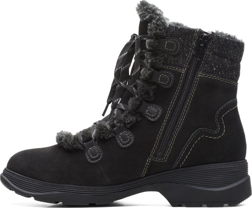 Clarks Boots Aveleigh Zip Wool Lined Waterproof Black
