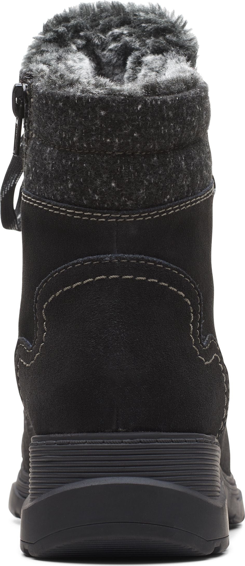Clarks Boots Aveleigh Zip Wool Lined Waterproof Black