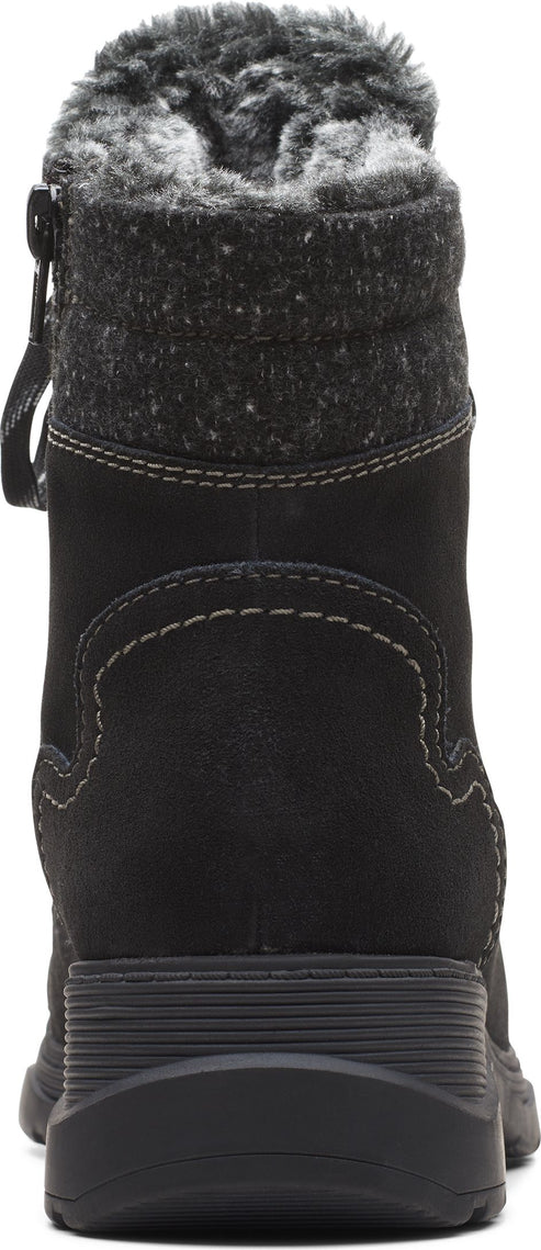 Clarks Boots Aveleigh Zip Wool Lined Waterproof Black