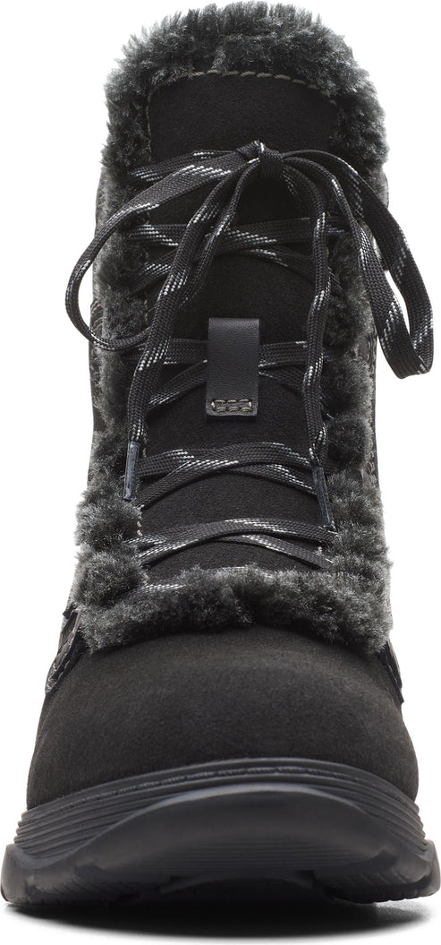 Clarks Boots Aveleigh Zip Wool Lined Waterproof Black