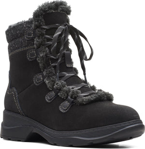 Clarks Boots Aveleigh Zip Wool Lined Waterproof Black