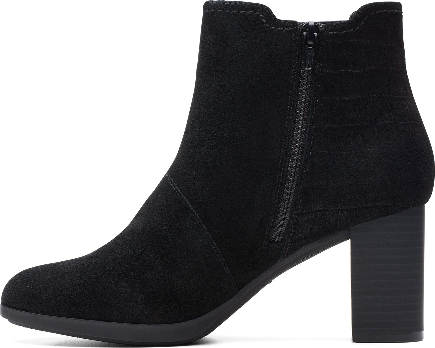 Clarks Boots Bayla Rose Black Suede