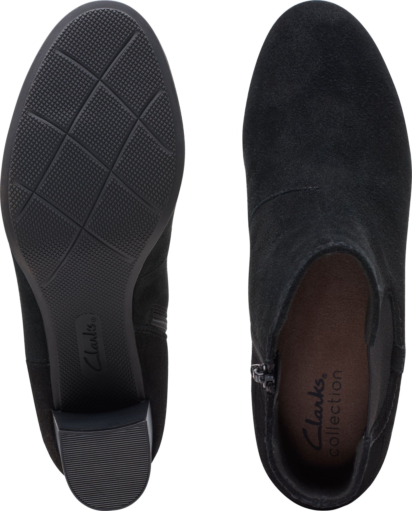 Clarks Boots Bayla Rose Black Suede