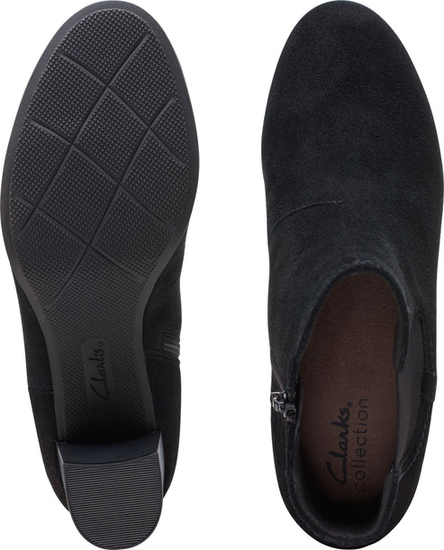 Clarks Boots Bayla Rose Black Suede