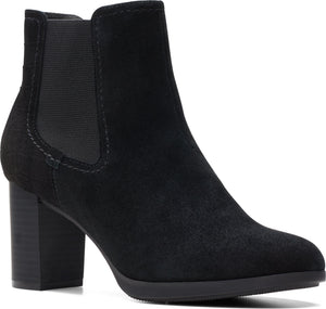 Clarks Boots Bayla Rose Black Suede