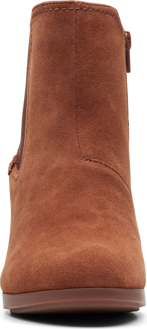 Clarks Boots Bayla Rose Tan Suede