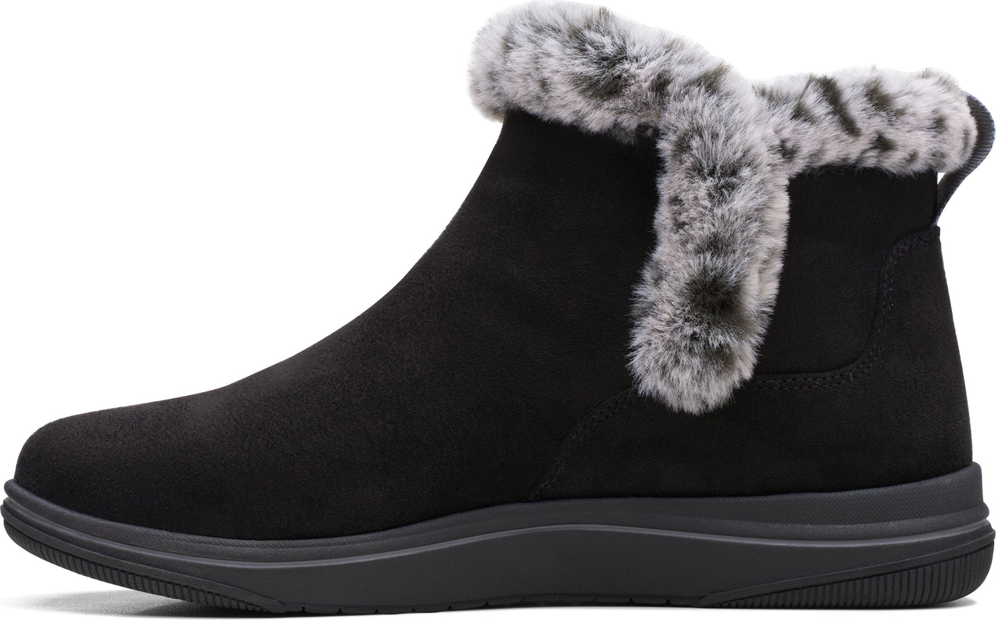 Clarks Boots Breeze Fur Black