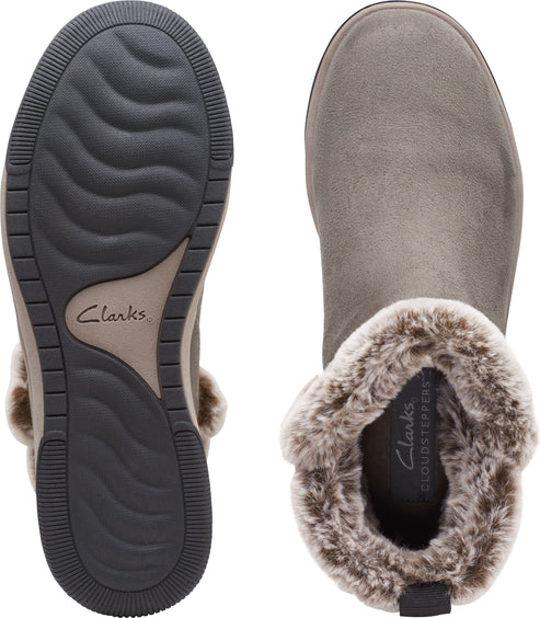 Clarks Boots Breeze Fur Dark Olive