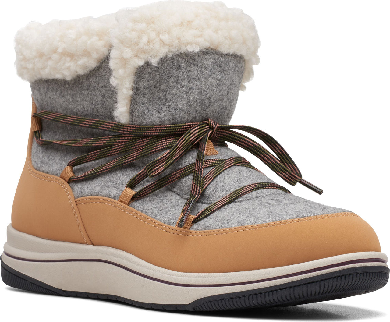 Clarks Boots Breeze Glacier Grey Combi