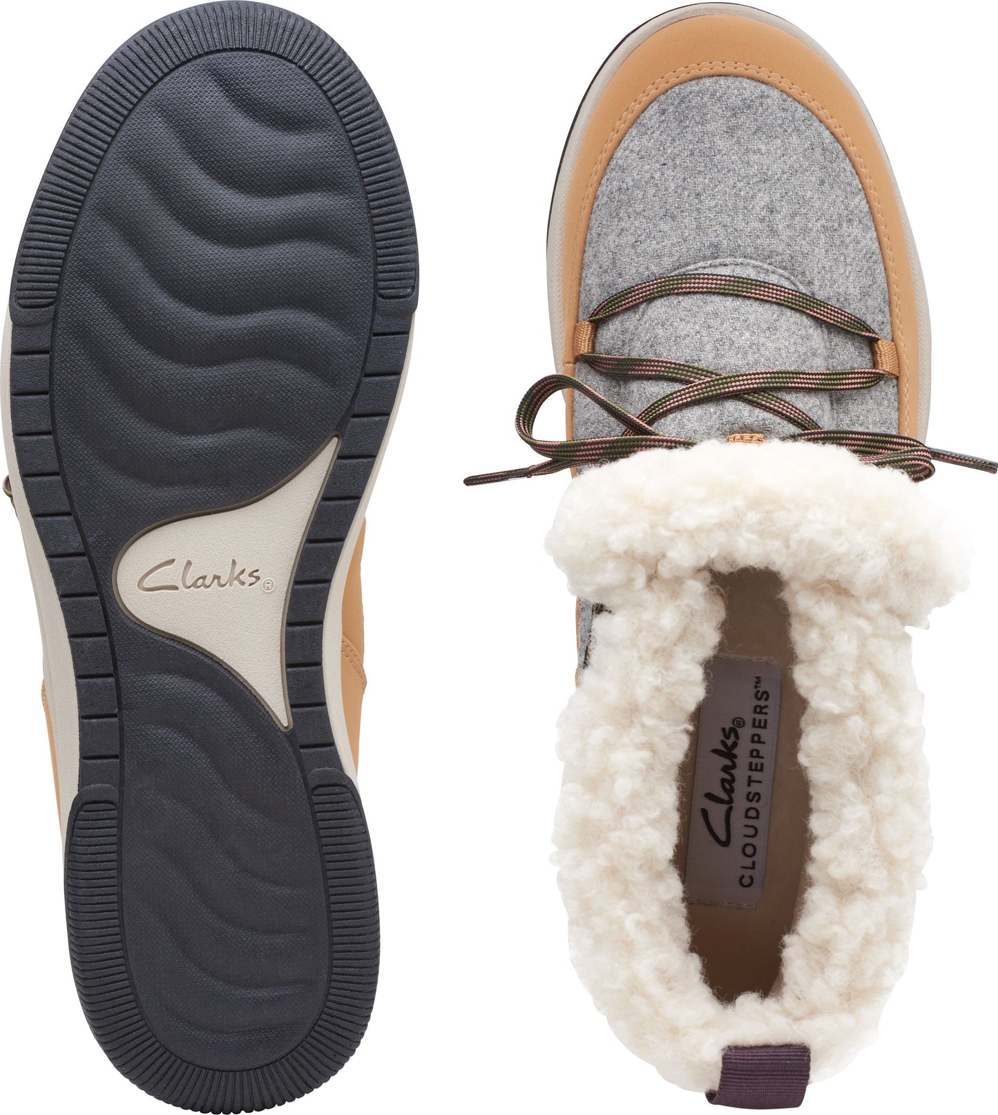 Clarks Boots Breeze Glacier Grey Combi