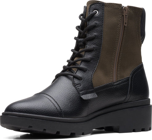 Clarks Boots Calla Charm Dark Olive