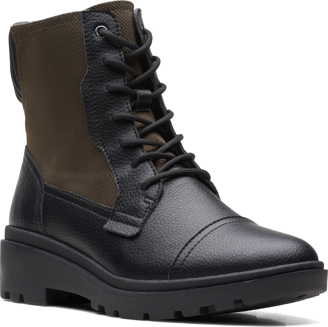 Clarks Boots Calla Charm Dark Olive
