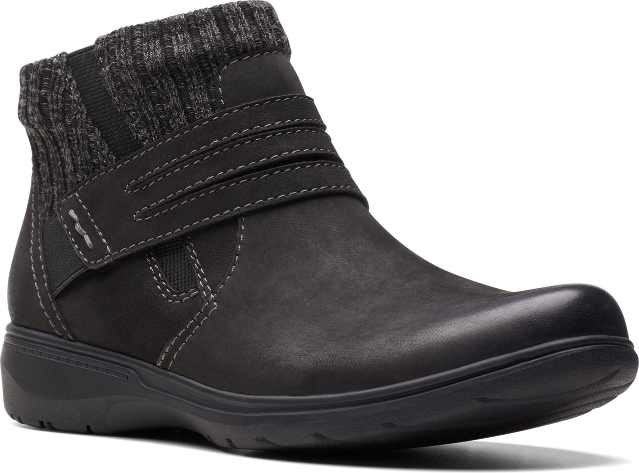 Clarks Boots Carleigh Lane Black Nubuck