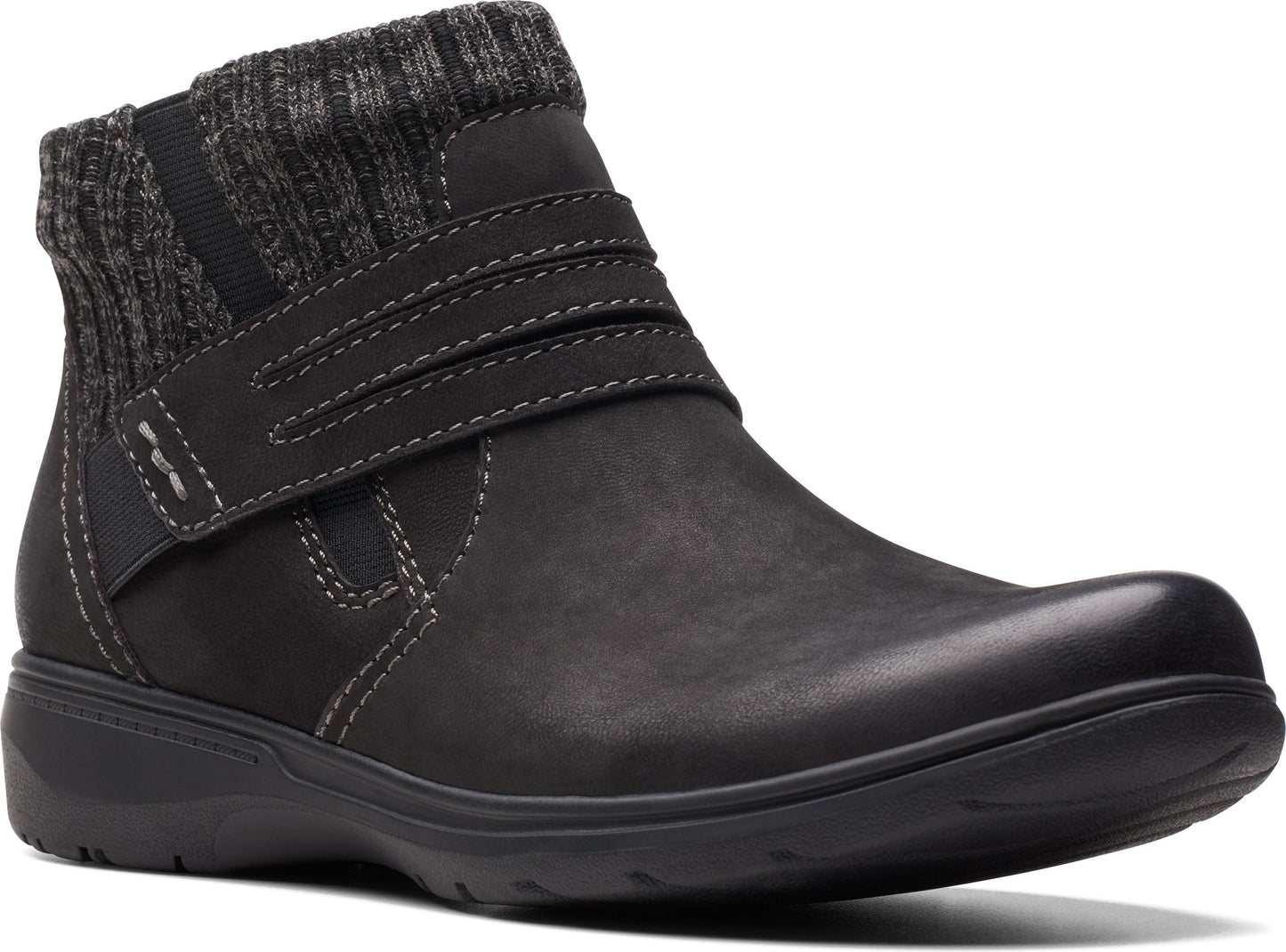 Clarks Boots Carleigh Lane Black Nubuck