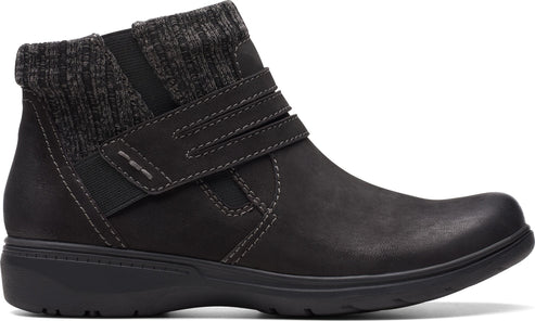 Clarks Boots Carleigh Lane Black Nubuck