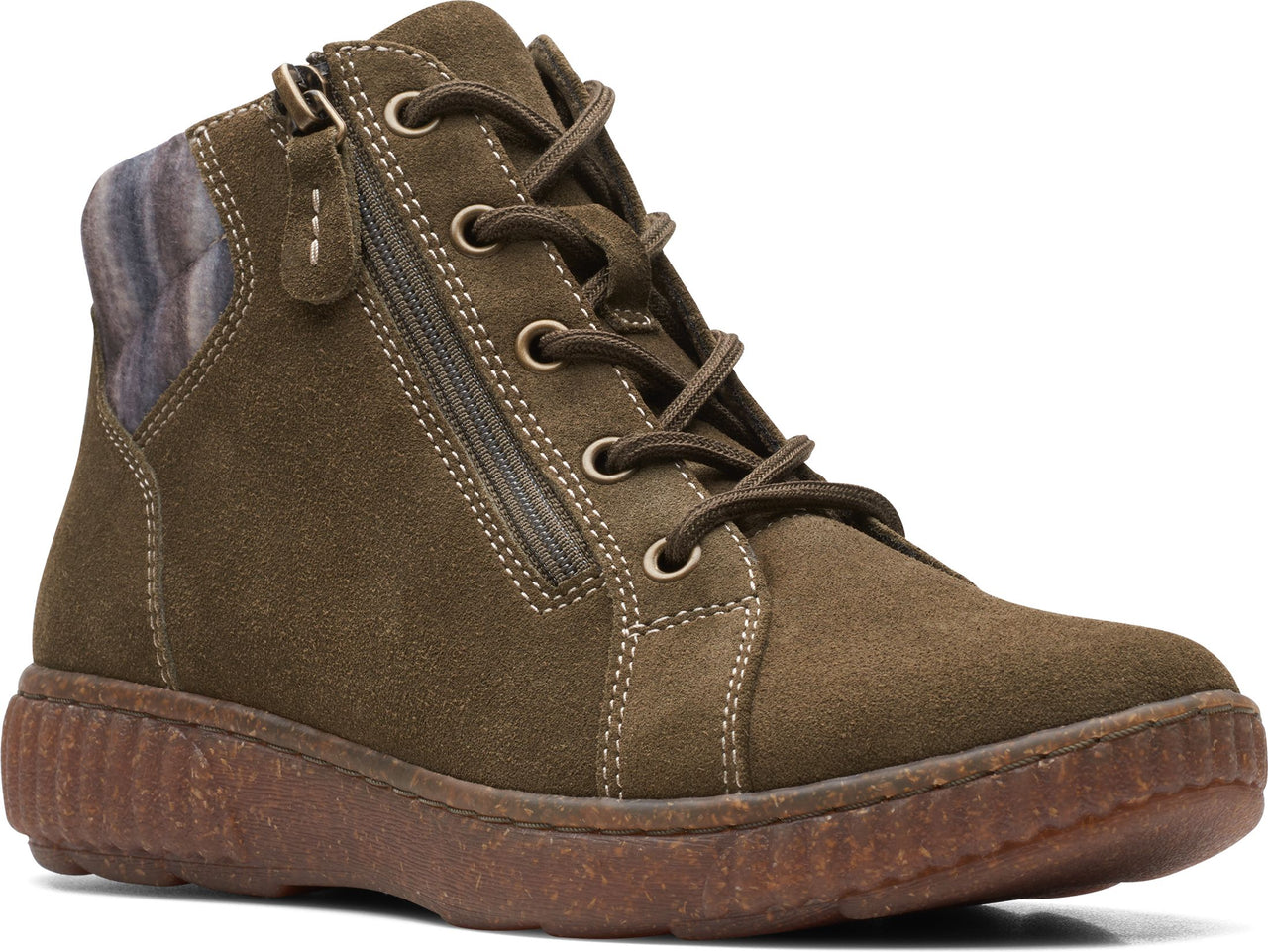 Clarks Boots Caroline Park Olive