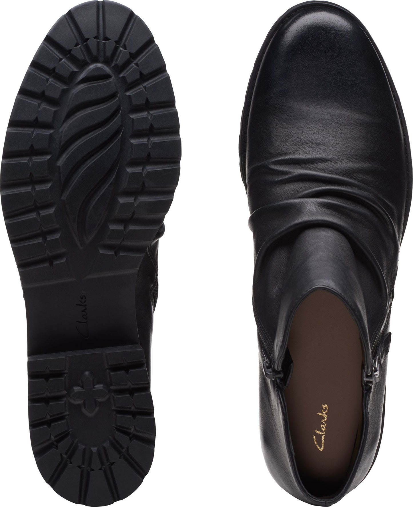 Clarks Boots Clarkwell Zip Black