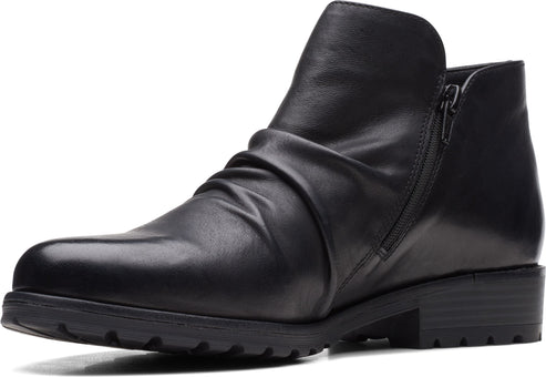 Clarks Boots Clarkwell Zip Black