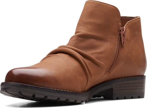 Clarks Boots Clarkwell Zip Dark Tan