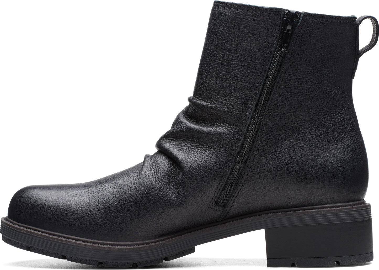 Clarks Boots Hearth Rose Black Leather
