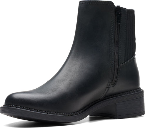 Clarks Boots Maye Palm Black Leather