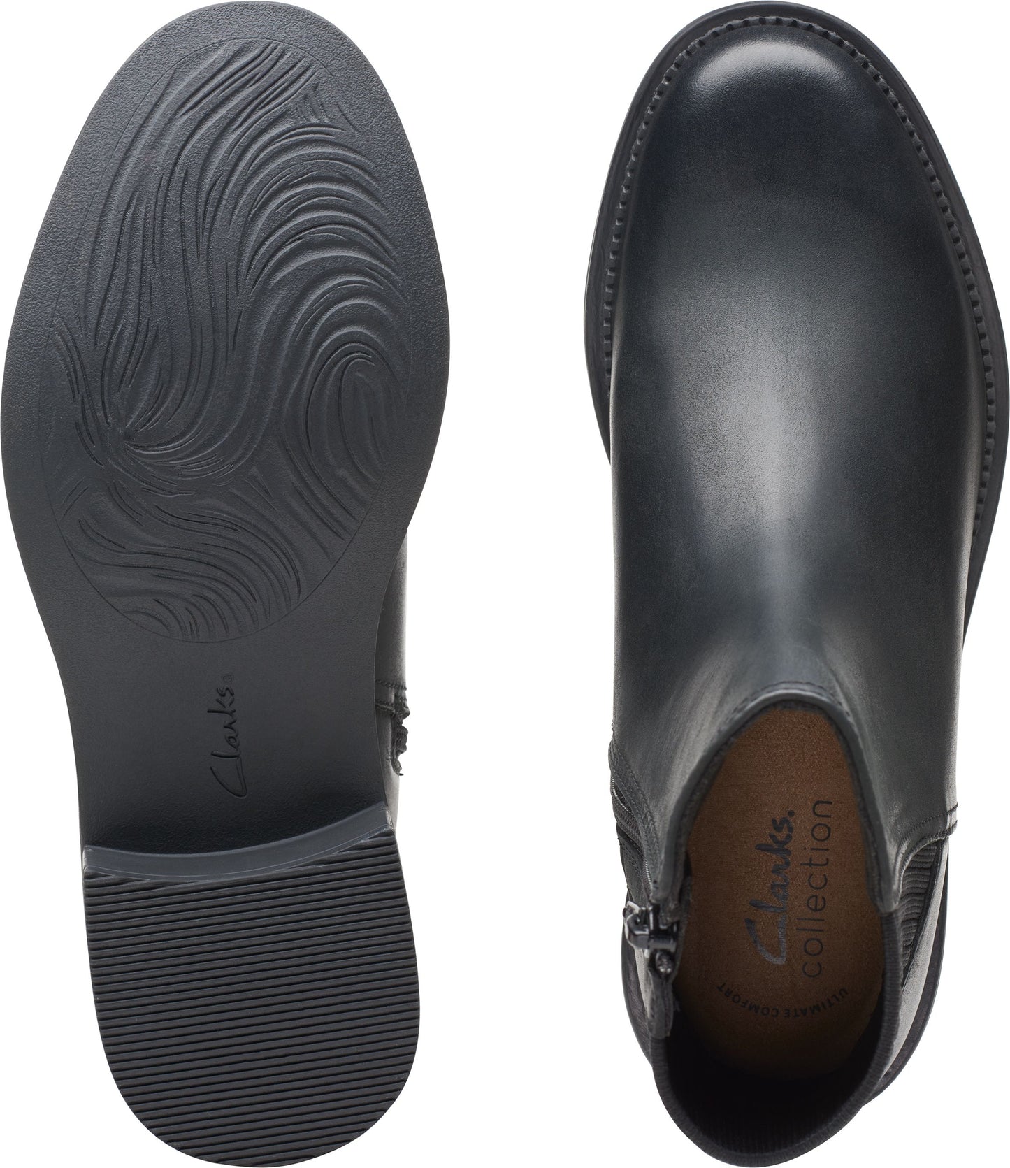 Clarks Boots Maye Palm Black Leather