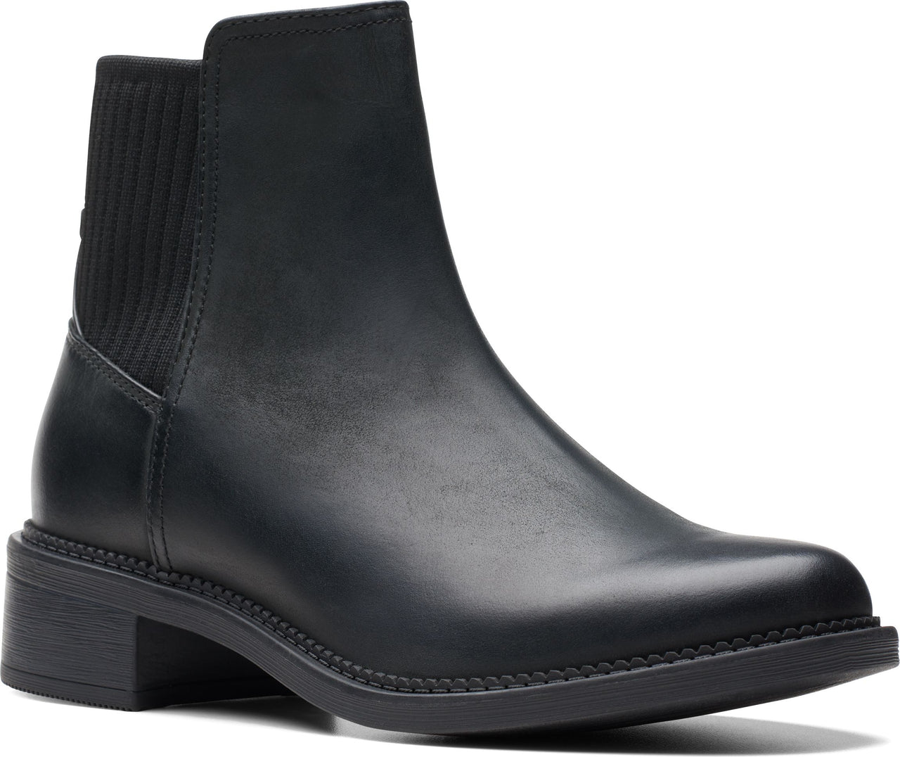 Clarks Boots Maye Palm Black Leather