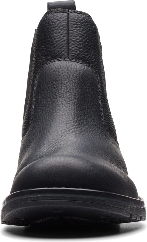 Clarks Boots Morris Up Black Tumbled