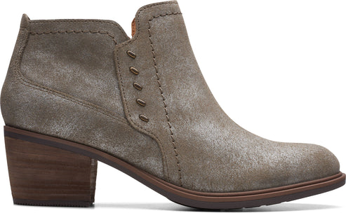 Clarks Boots Neva Lo Taupe Metallic