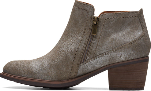 Clarks Boots Neva Lo Taupe Metallic