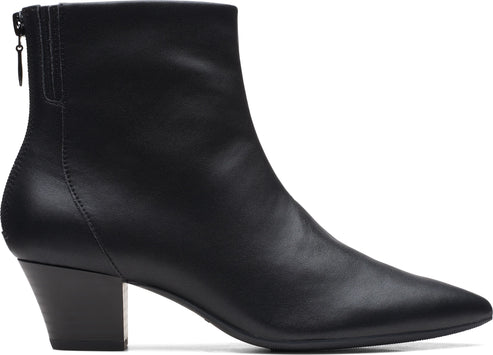 Clarks Boots Teresa Boot Black Leather