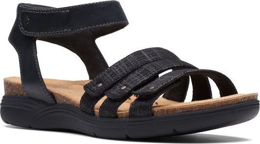 Clarks Sandals April Dove Black