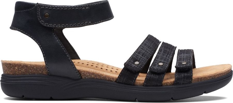Clarks Sandals April Dove Black
