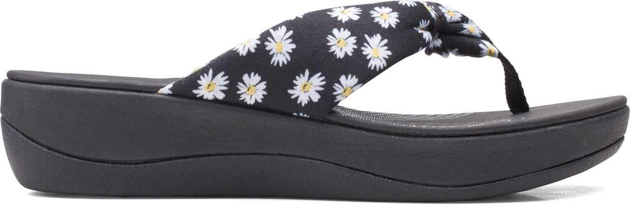 Clarks Sandals Arla Glison Black Daisies