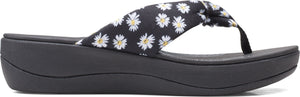 Clarks Sandals Arla Glison Black Daisies