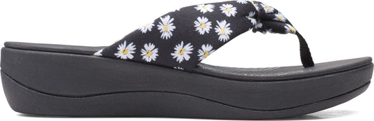 Clarks Sandals Arla Glison Black Daisies