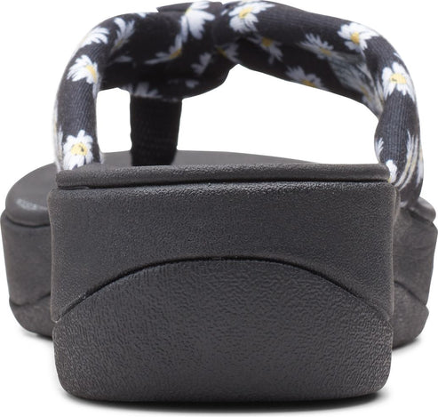 Clarks Sandals Arla Glison Black Daisies
