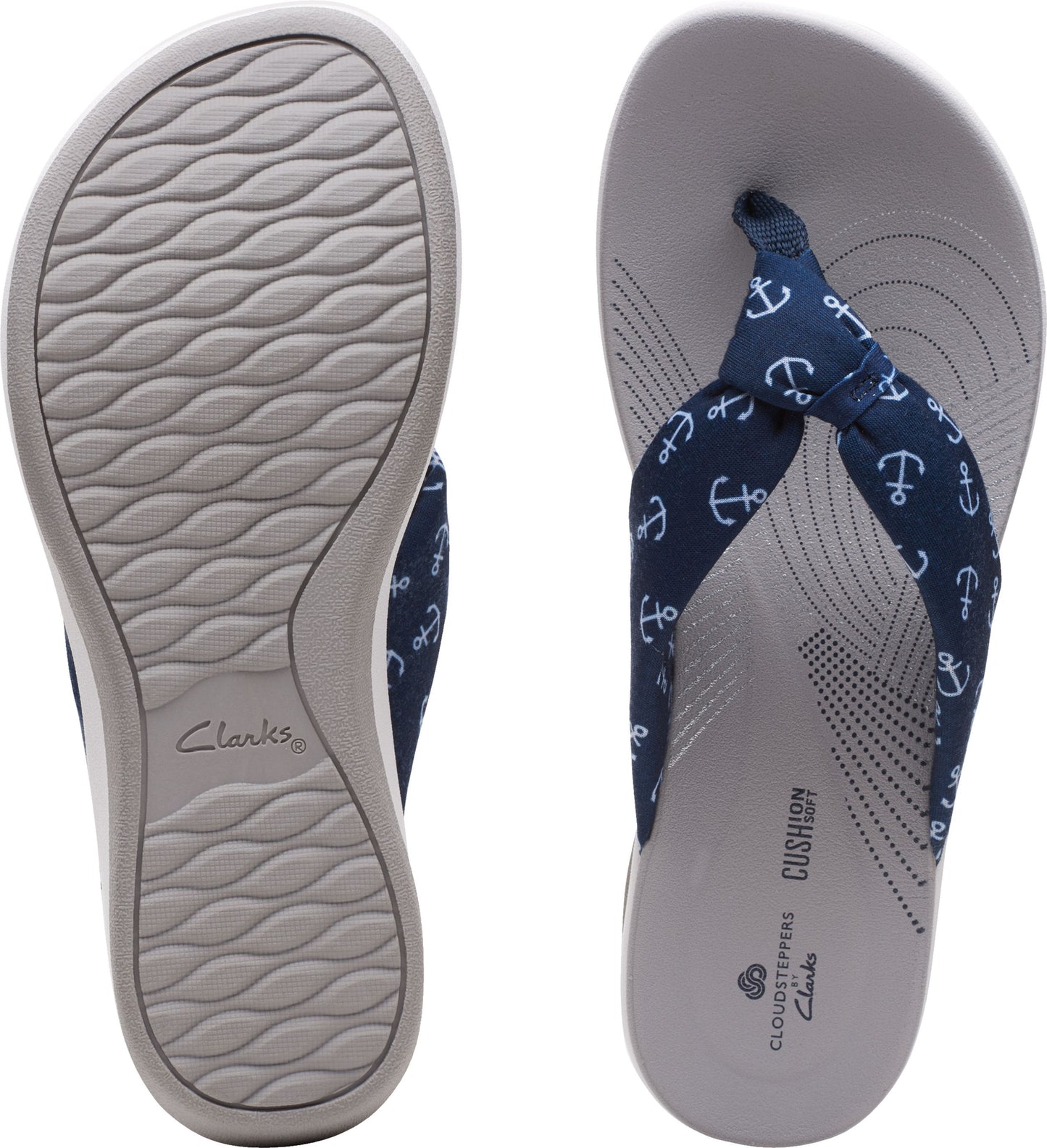 Clarks Sandals Arla Glison Navy Anchors