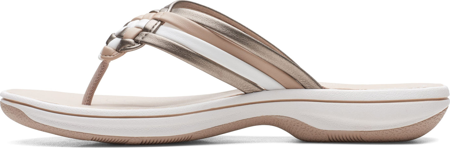 Clarks Sandals Breeze Coral Metallic Combi