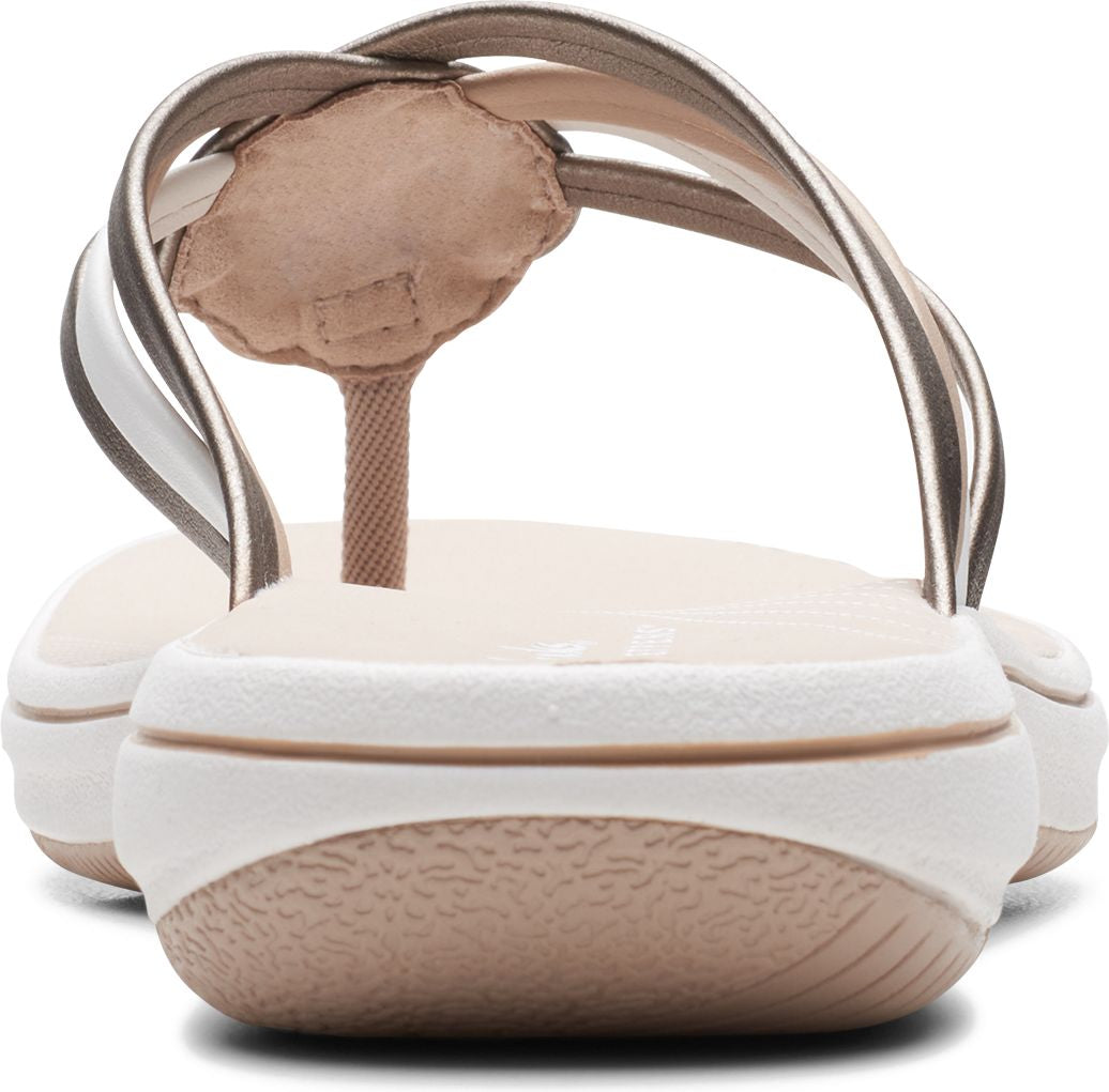 Clarks Sandals Breeze Coral Metallic Combi