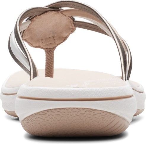 Clarks Sandals Breeze Coral Metallic Combi