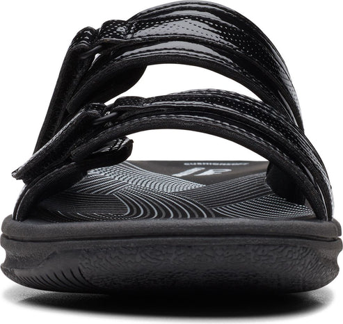 Clarks Sandals Breeze Piper Black Patent