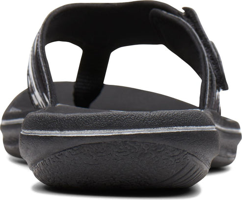 Clarks Sandals Breeze Sea Black Patent