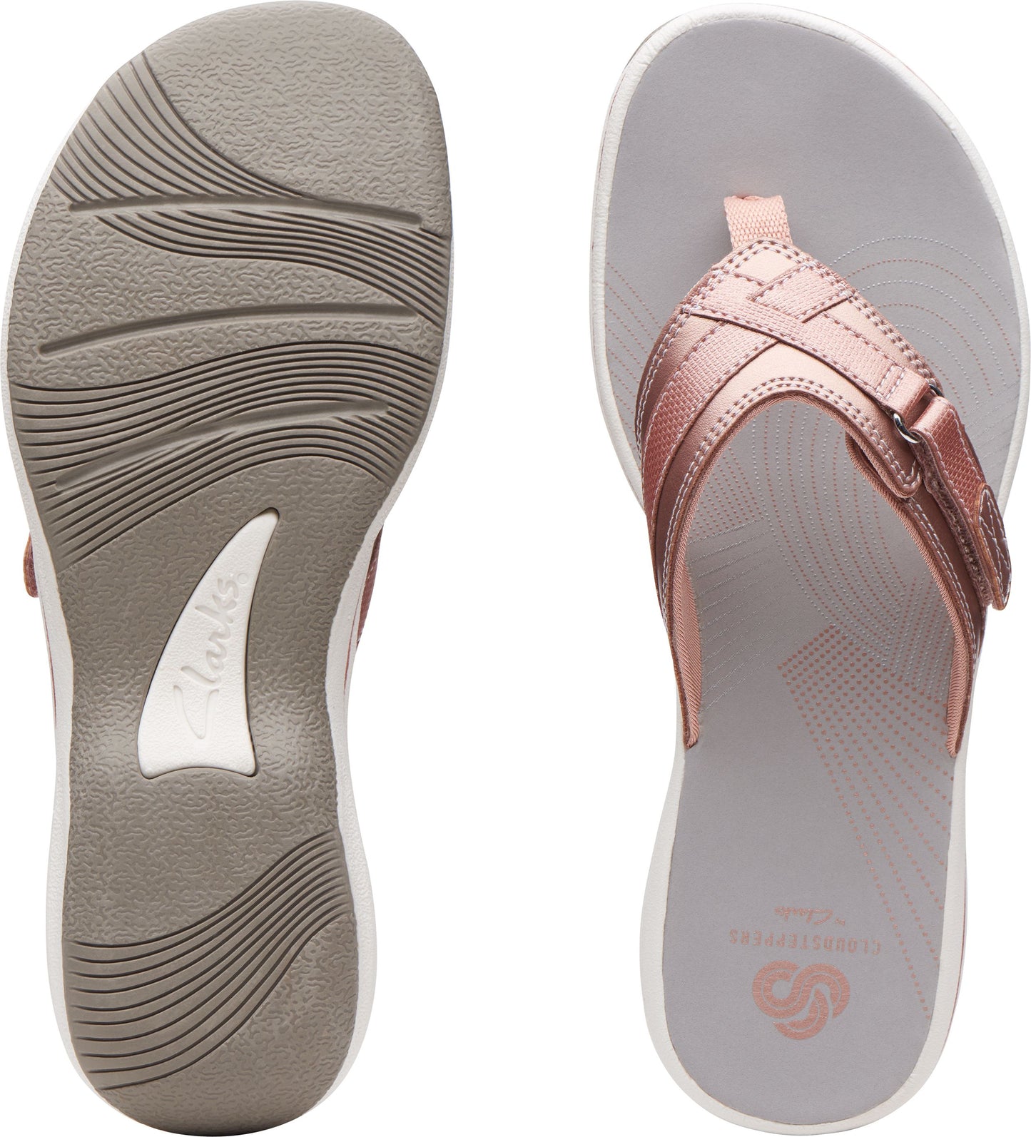 Clarks Sandals Breeze Sea Rose Gold