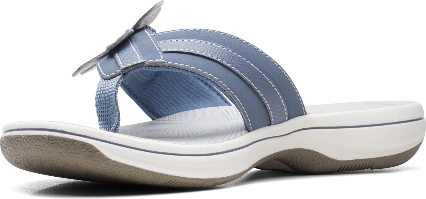 Clarks Sandals Brinkley Flora Denim Blue