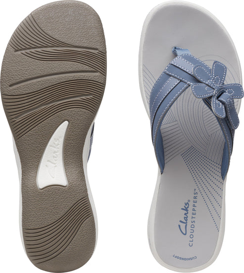 Clarks Sandals Brinkley Flora Denim Blue