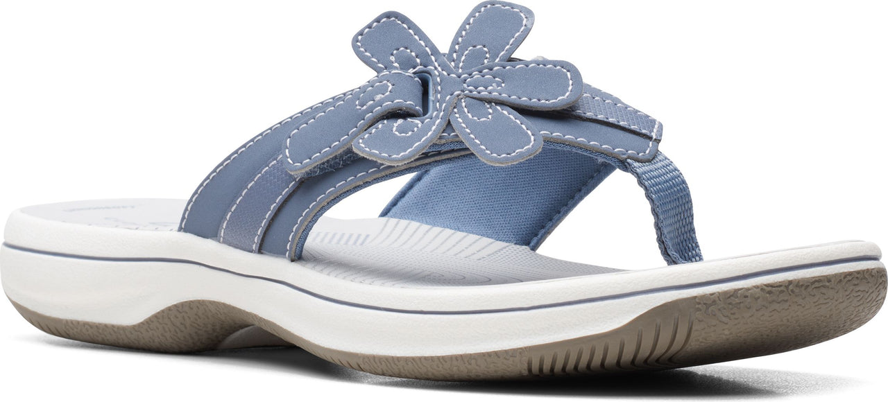 Clarks Sandals Brinkley Flora Denim Blue