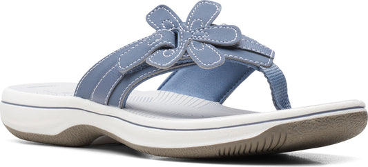 Clarks Sandals Brinkley Flora Denim Blue